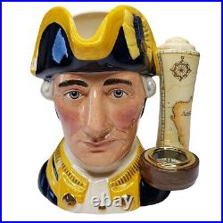 Limited Edition #505 Royal Doulton Character Jug Captain James Cook D7077