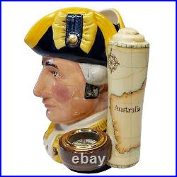 Limited Edition #505 Royal Doulton Character Jug Captain James Cook D7077