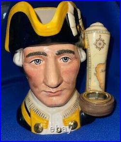 Limited Edition Royal Doulton Character Jug Captain James Cook D7077