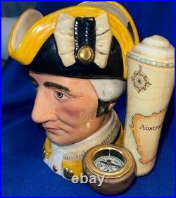 Limited Edition Royal Doulton Character Jug Captain James Cook D7077