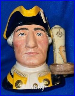 Limited Edition Royal Doulton Character Jug Captain James Cook D7077