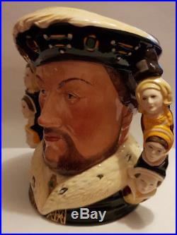 Limited Edition Royal Doulton Character Jug Henry VIII D6888 Double Handle Faces