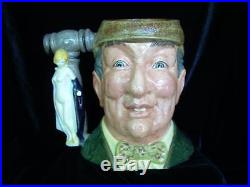 Limited Edition Royal Doulton Character Jug, The Auctioneer, Large, D6838, 1988