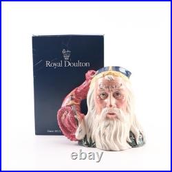 Limited Edition Royal Doulton Merlin Collector's Club Toby Jug Large Signed