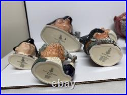 Lot Of 10 Royal Doulton Toby Mugs Character Jugs Churchill