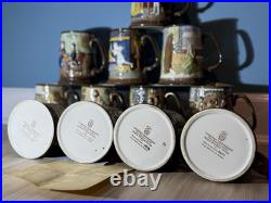Lot Of 12 Royal Doulton Beswick Limited Christmas Carols Collector Mugs