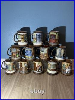 Lot Of 12 Royal Doulton Beswick Limited Christmas Carols Collector Mugs