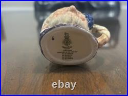Lot of 11 Royal Doulton Miniature Character Jugs Merlin Robin Hood Henry VIII