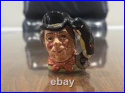 Lot of 11 Royal Doulton Miniature Character Jugs Merlin Robin Hood Henry VIII