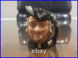 Lot of 11 Royal Doulton Miniature Character Jugs Merlin Robin Hood Henry VIII