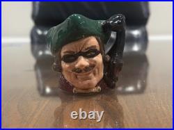 Lot of 11 Royal Doulton Miniature Character Jugs Merlin Robin Hood Henry VIII