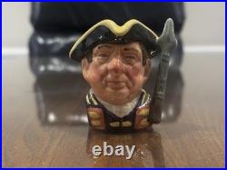 Lot of 11 Royal Doulton Miniature Character Jugs Merlin Robin Hood Henry VIII