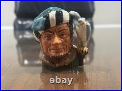 Lot of 11 Royal Doulton Miniature Character Jugs Merlin Robin Hood Henry VIII