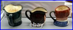 Lot of 12 Royal Dalton Small Character Jugs 3.25 all with A Stamp