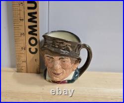 Lot of 4 Vintage Royal Doulton Miniature Character Jugs Rare A Mark