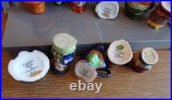 Lot of Small Collectible Ceramic Pottery Toby Jugs Mugs/Pitchers/Creamers
