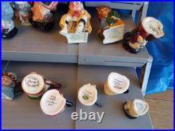 Lot of Small Collectible Ceramic Pottery Toby Jugs Mugs/Pitchers/Creamers Lot of Small Collectible Ceramic Pottery Toby Jugs Mugs/Pitchers/Creamers