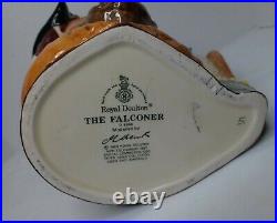 Ltd Ed Large Royal Doulton Character Jug The Falconer D6800 Special Color 7 3/4