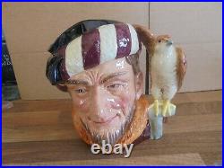 Ltd Ed Large Royal Doulton Character Jug The Falconer D6800 Special Colourway