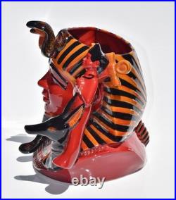 Ltd Ed Large Royal Doulton FLAMBE THE PHARAOH Toby Jug / Character Jug #287/1500