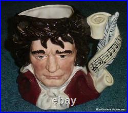 Ludwig van Beethoven Royal Doulton Character Toby Jug D7021 ULTRA RARE