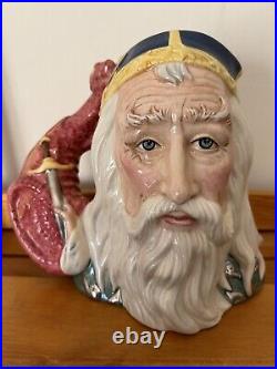 MERLIN Royal Doulton character Toby Jug mug pitcher 7