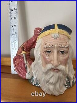 MERLIN Royal Doulton character Toby Jug mug pitcher 7