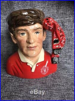 Midsize Royal Doulton Character Jug Manchester United Football Supporter D6924