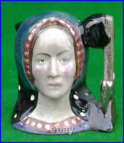 Miniature Royal Doulton Character Jug Anne Boleyn Not Produced For Sale