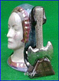 Miniature Royal Doulton Character Jug Anne Boleyn Not Produced For Sale