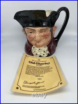 Mint Royal Doulton 7 Toby Character Mug Jug Higbee Old Charley D6761 Le 143/250