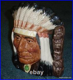 North American Indian D6611 Royal Doulton Character Toby Jug Indian Chief GIFT