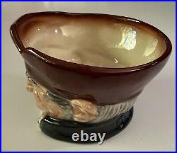 Old Charley Sugar Bowl, Royal Doulton, England 8296, 2.5 D6012 1939-1960