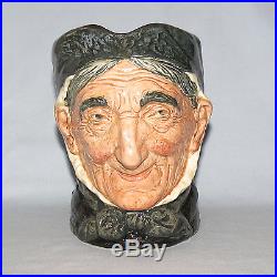 Old RARE ROYAL DOULTON TOOTHLESS GRANNY LARGE SIZE CHARACTER JUG D5521