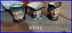 Original vintage Royal Doulton character jug mug pitcher lot