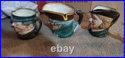 Original vintage Royal Doulton character jug mug pitcher lot