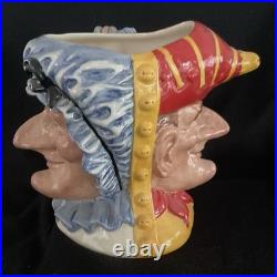PUNCH AND JUDY Royal Doulton Large Character Jug