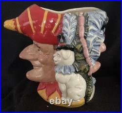 PUNCH AND JUDY Royal Doulton Large Character Jug