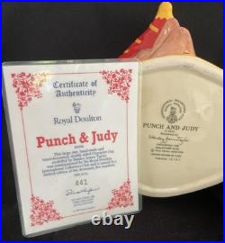 PUNCH AND JUDY Royal Doulton Large Character Jug PUNCH AND JUDY Royal Doulton Large Character Jug
