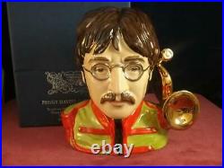 Peggy Davies Ceramics John Lennon The Beatles Character Jug Ex Royal Doulton