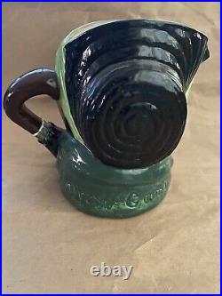 Pristine Vintage Royal Doulton Large 6.25 x 7.5 Sairey Gamp Character Jug