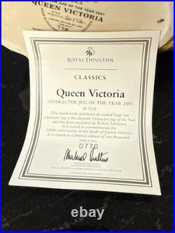 Queen Victoria Royal Doulton, D7152, Toby Character Jug Of The Year 2001 RARE