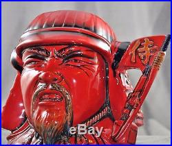 Rare Large Flambe Royal Doulton Character Jug Samurai Warrior D7255 Le 250