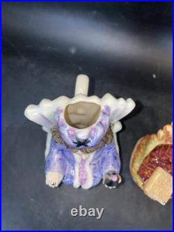 RARE Pair of Royal Doulton Toby Jugs Ice Queen & Fire King Limited Edition