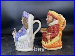 RARE Pair of Royal Doulton Toby Jugs Ice Queen & Fire King Limited Edition