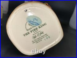 RARE Pair of Royal Doulton Toby Jugs Ice Queen & Fire King Limited Edition