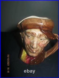 RARE ROYAL DOULTON PEARLY BOY WITH BROWN BUTTONS (mini) CHARACTER JUG