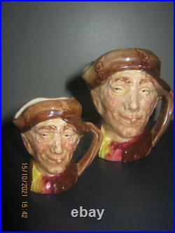 RARE ROYAL DOULTON PEARLY BOY WITH BROWN BUTTONS (mini) CHARACTER JUG