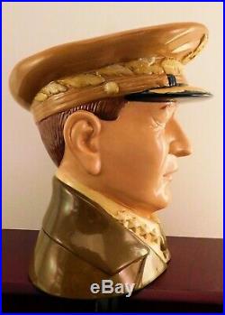 RARE Royal Doulton Character Jug General MacArthur D7264 RARE