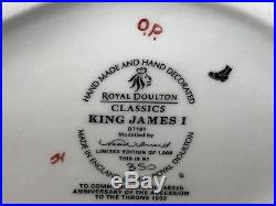 RARE-Royal Doulton Character Jug King James I #D7181-LTD 350/1000 with COA